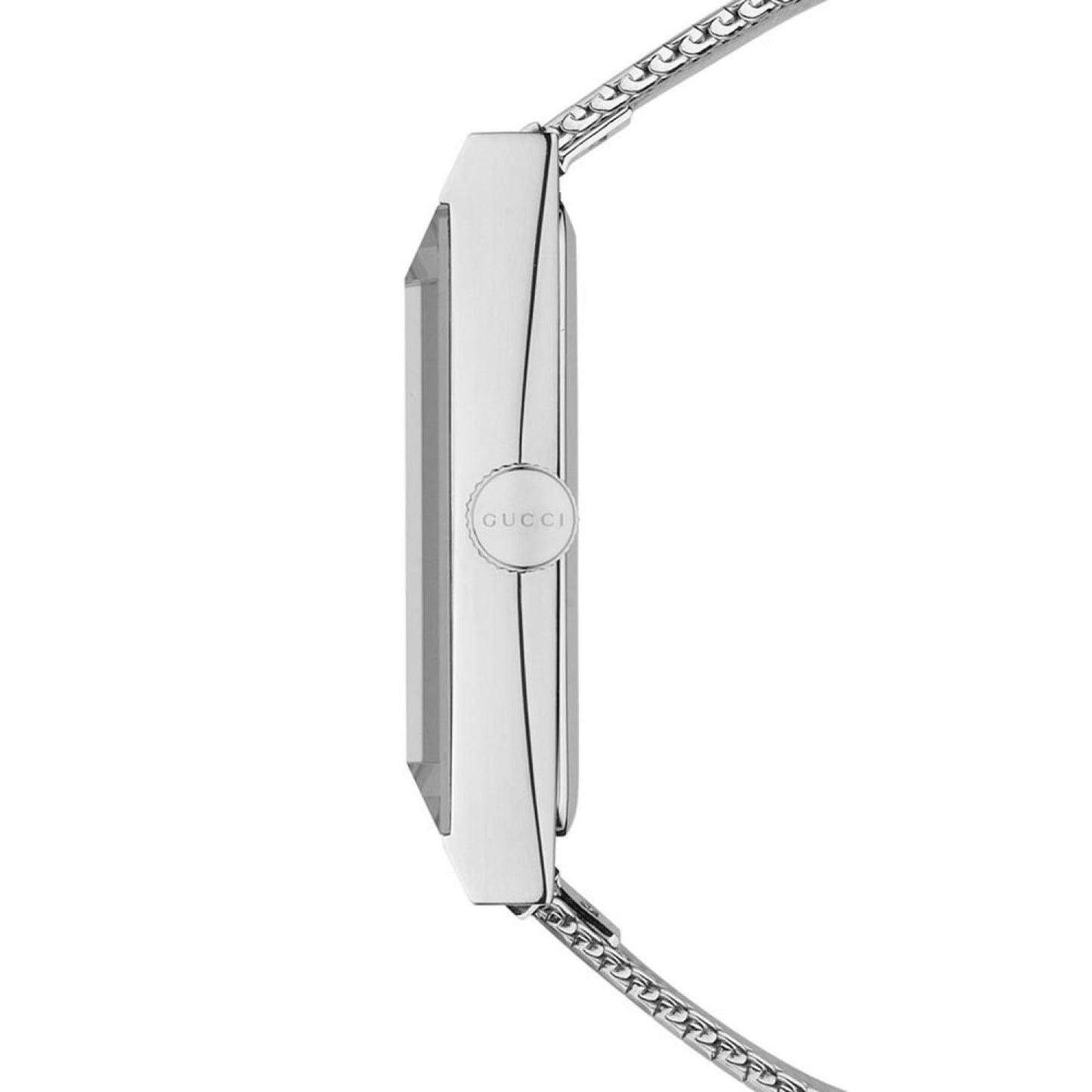 G-Frame Stainless Steel Mesh Bracelet Watch 21x34mm