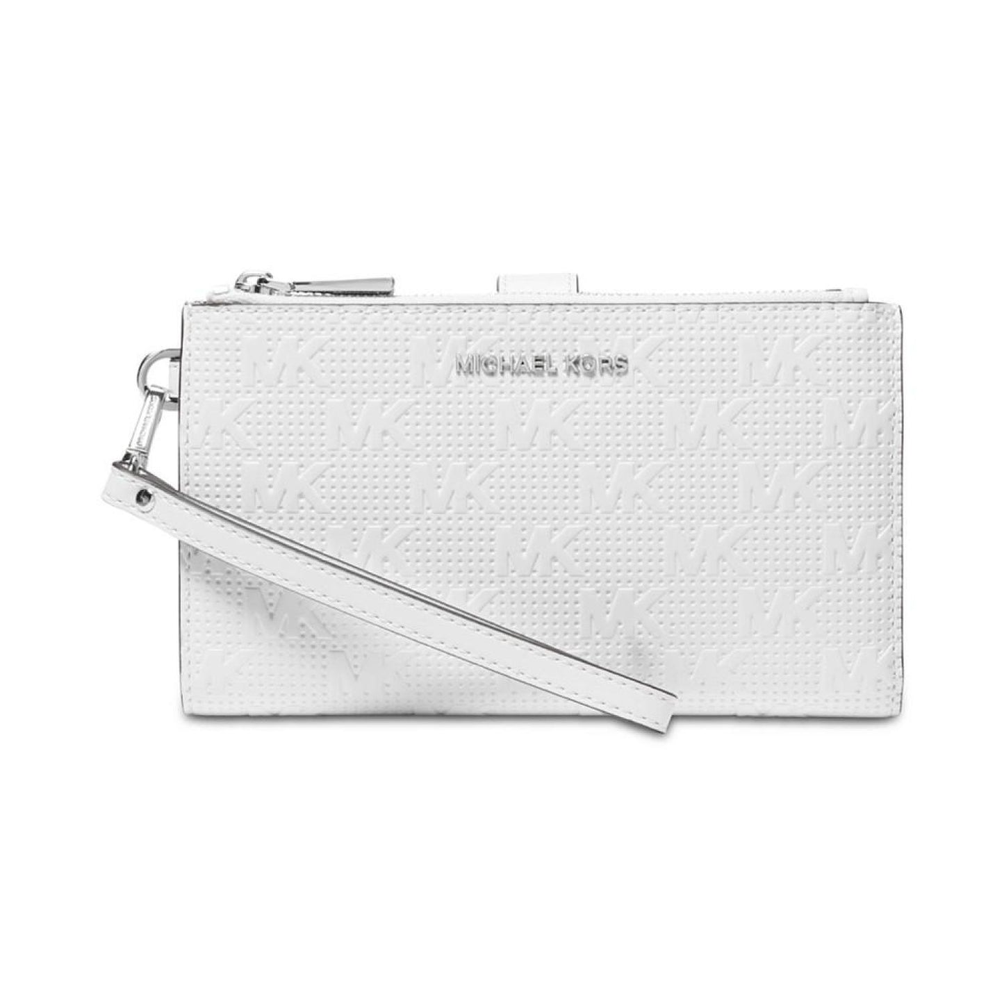 Logo Jet Set Double Zip Wristlet