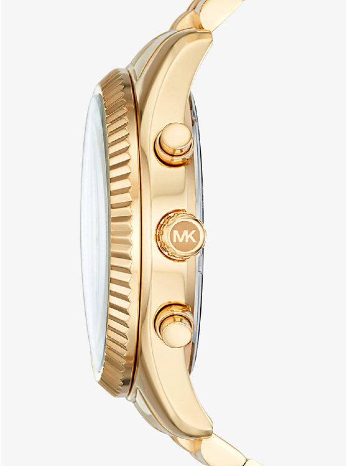 Oversized Lexington Gold-Tone Watch
