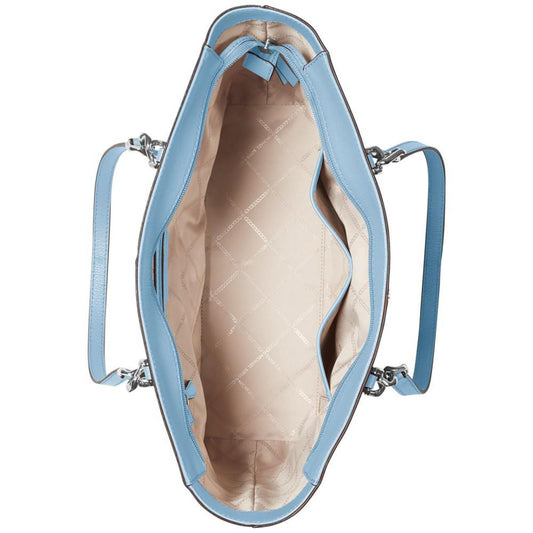 Laney Medium Leather Top Zip Tote Bag