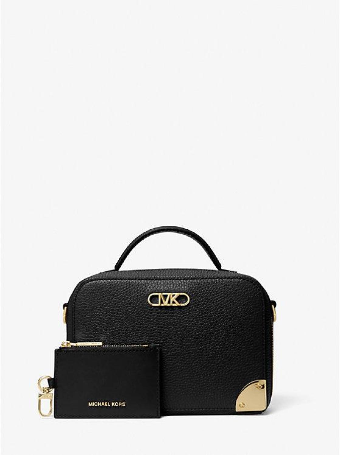 Estelle Small Pebbled Leather Satchel