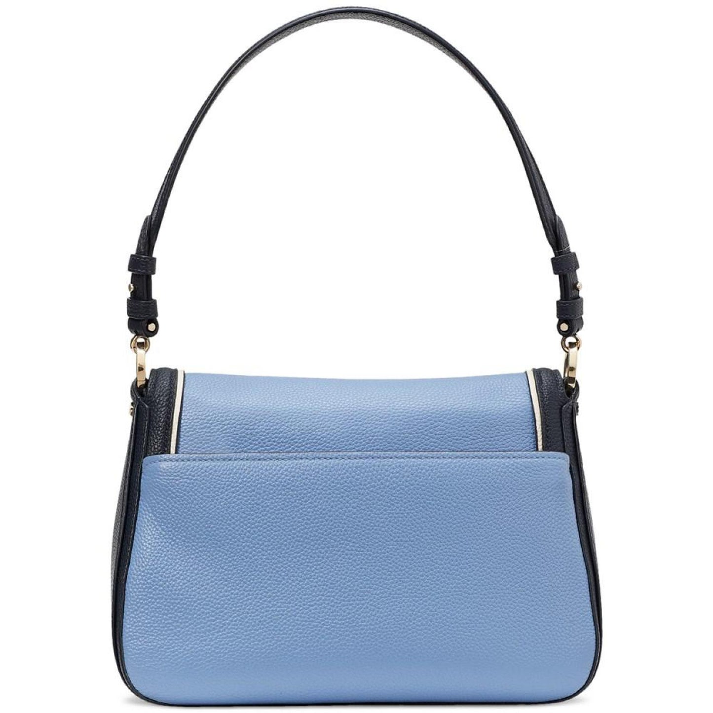 Hudson Colorblocked Pebbled Leather Small Convertible Flap Shoulder Bag