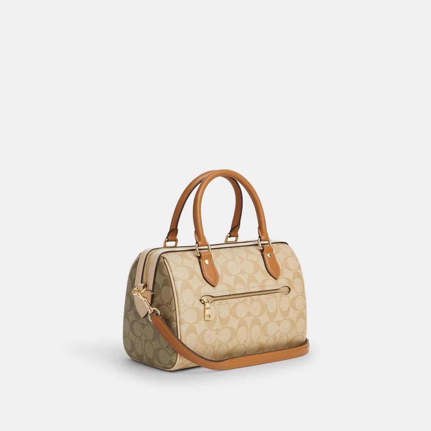 Coach Outlet Rowan Satchel In Blocked Signature Canvas