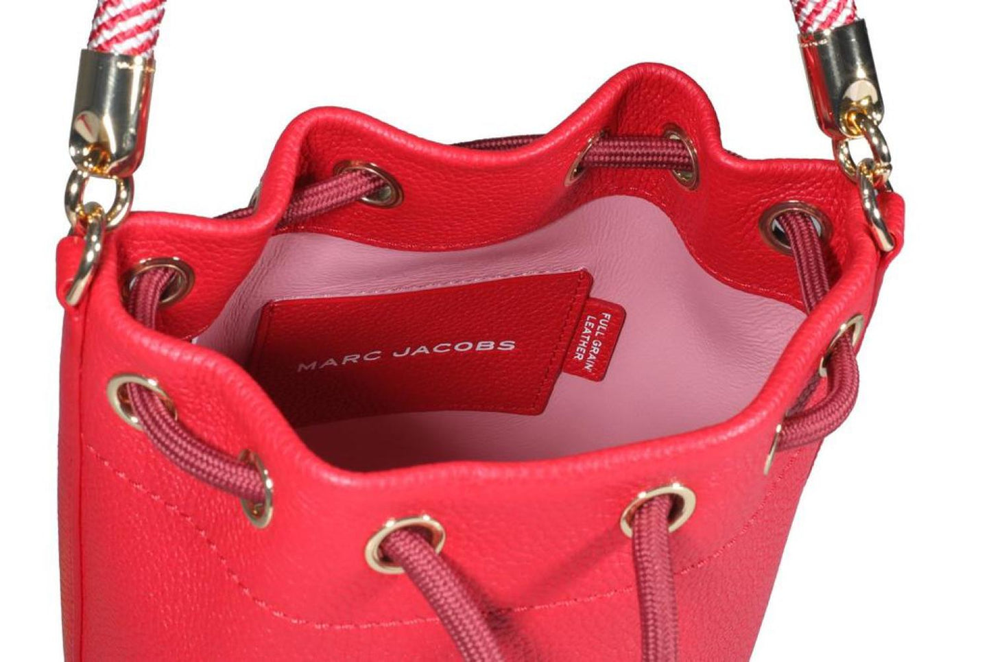 Marc Jacobs Logo Embossed Bucket Bag