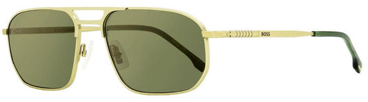 Hugo Boss Men's Runway Sunglasses B1446S J5GWM Gold/Green 59mm