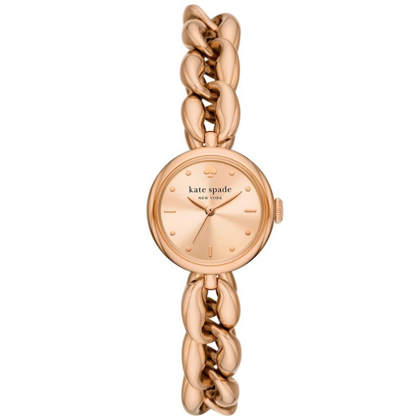 Women's Monroe Three-Hand Quartz Rose Gold-Tone Stainless Steel Watch, 24mm