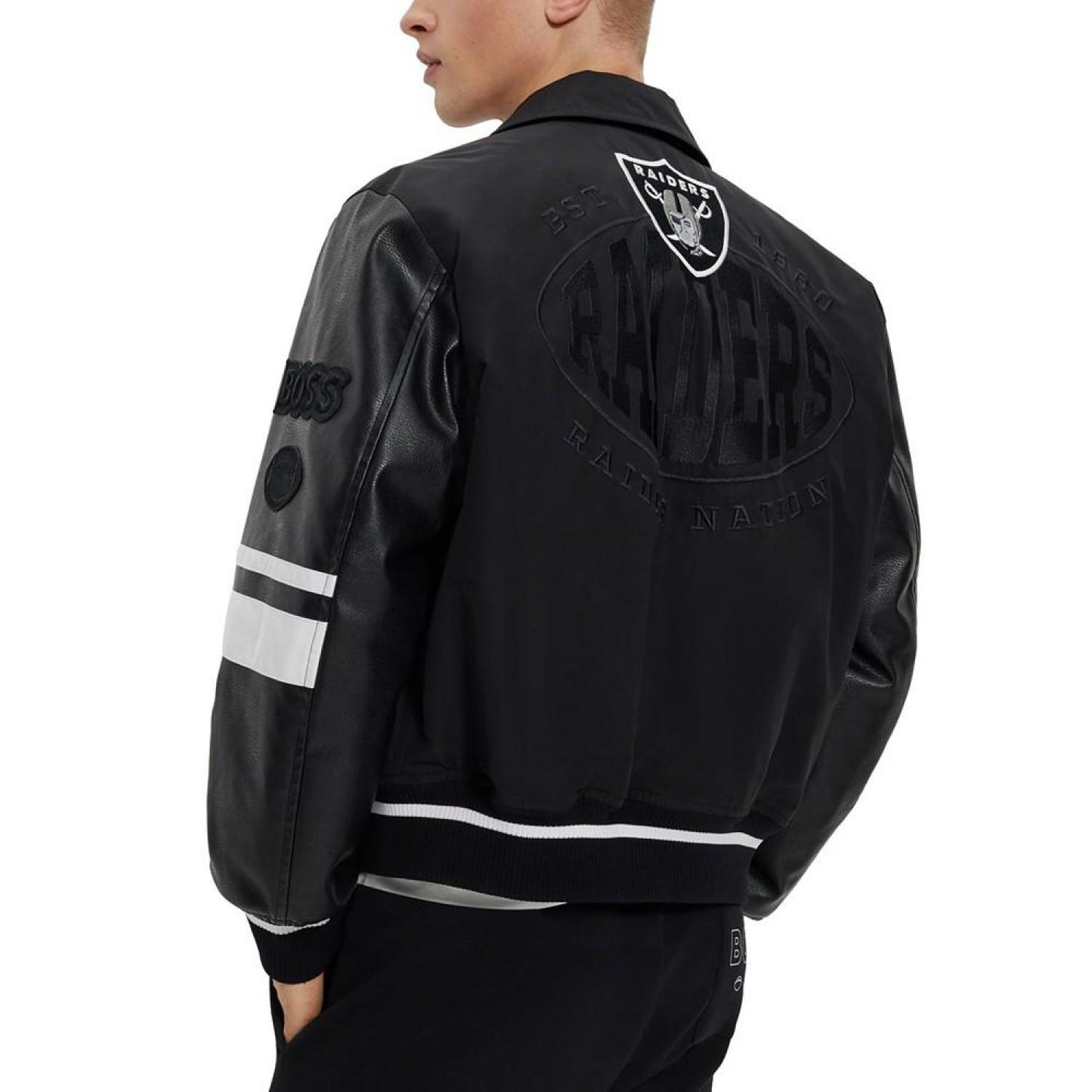 Men's BOSS x NFL Water-Repellent Bomber Jacket