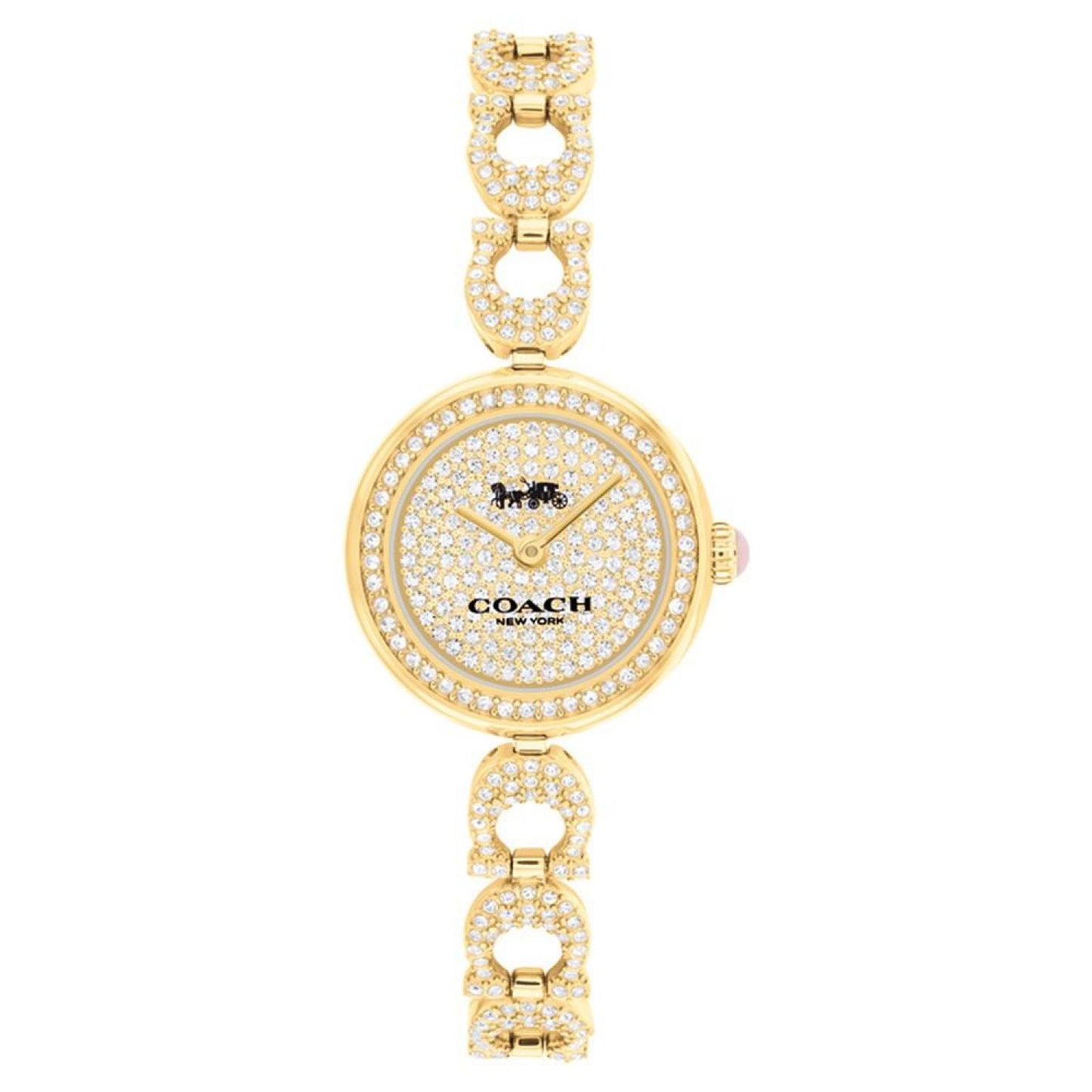 Women's Gracie Gold-Tone Stainless Steel Bangle Bracelet Watch 23mm