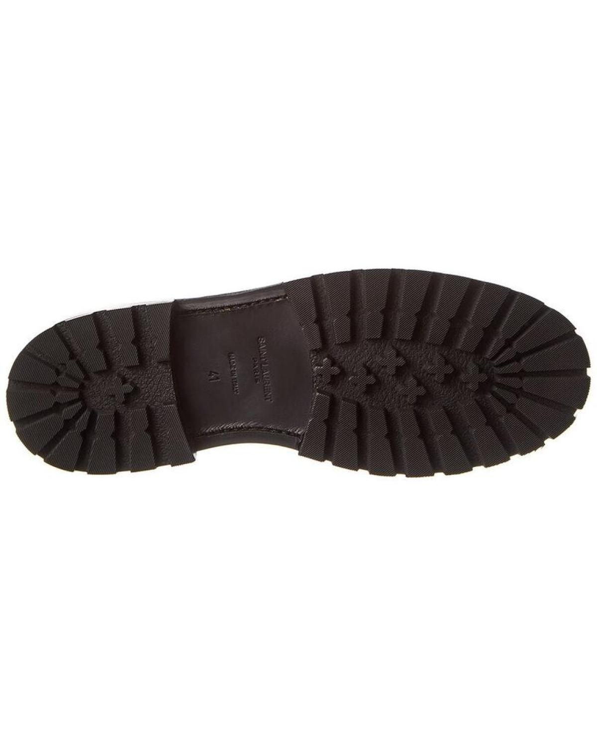 Saint Laurent Malo Leather Derby