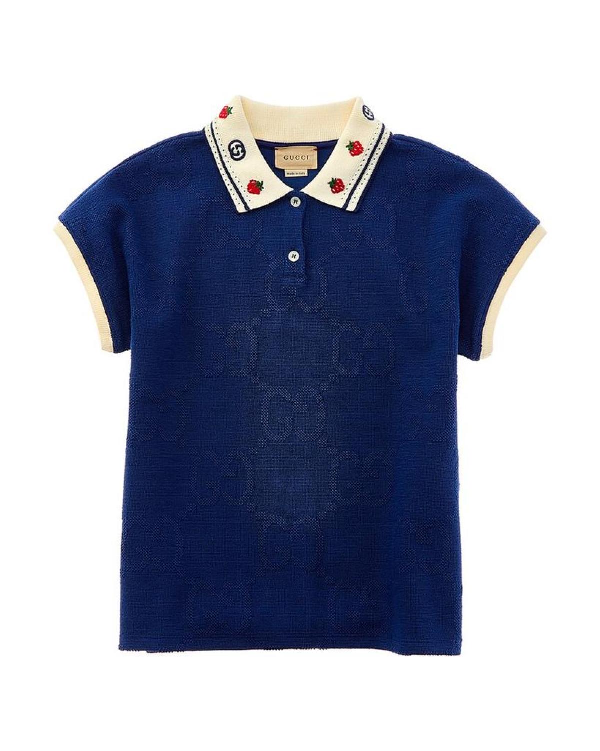 Gucci GG Star Toweling Polo Shirt