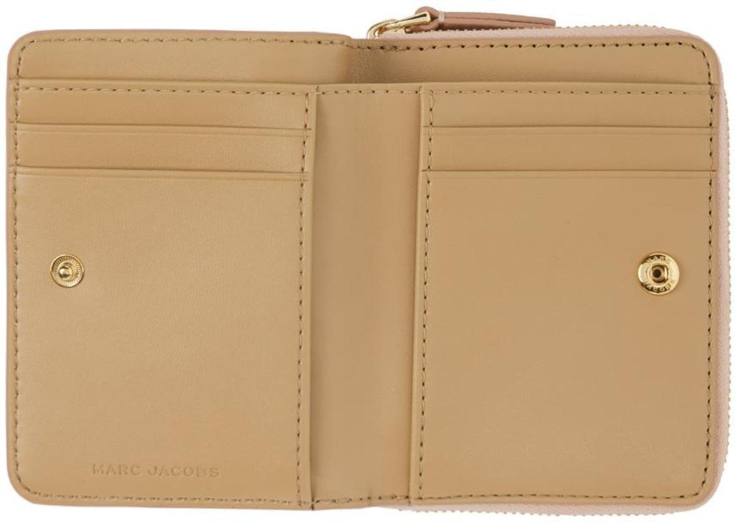 Pink 'The Leather Mini Compact' Wallet