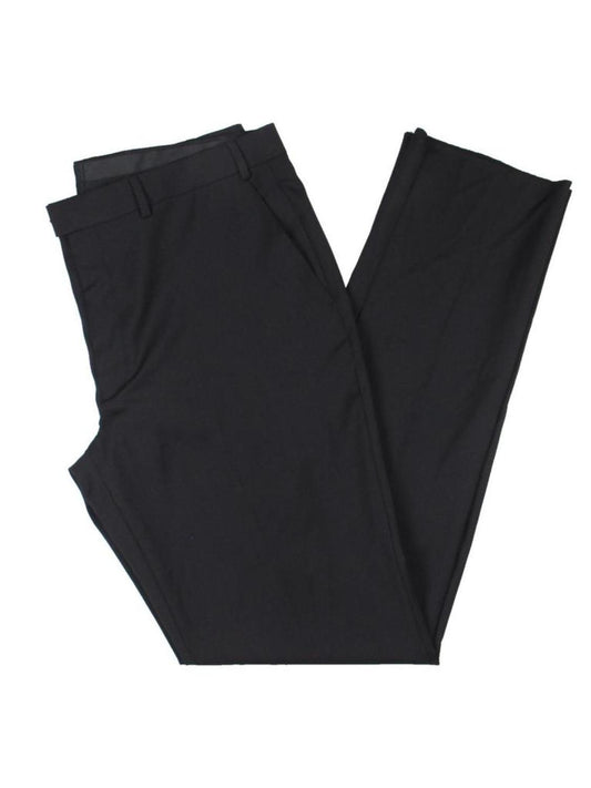 Kevin Mens Wool Solid Dress Pants