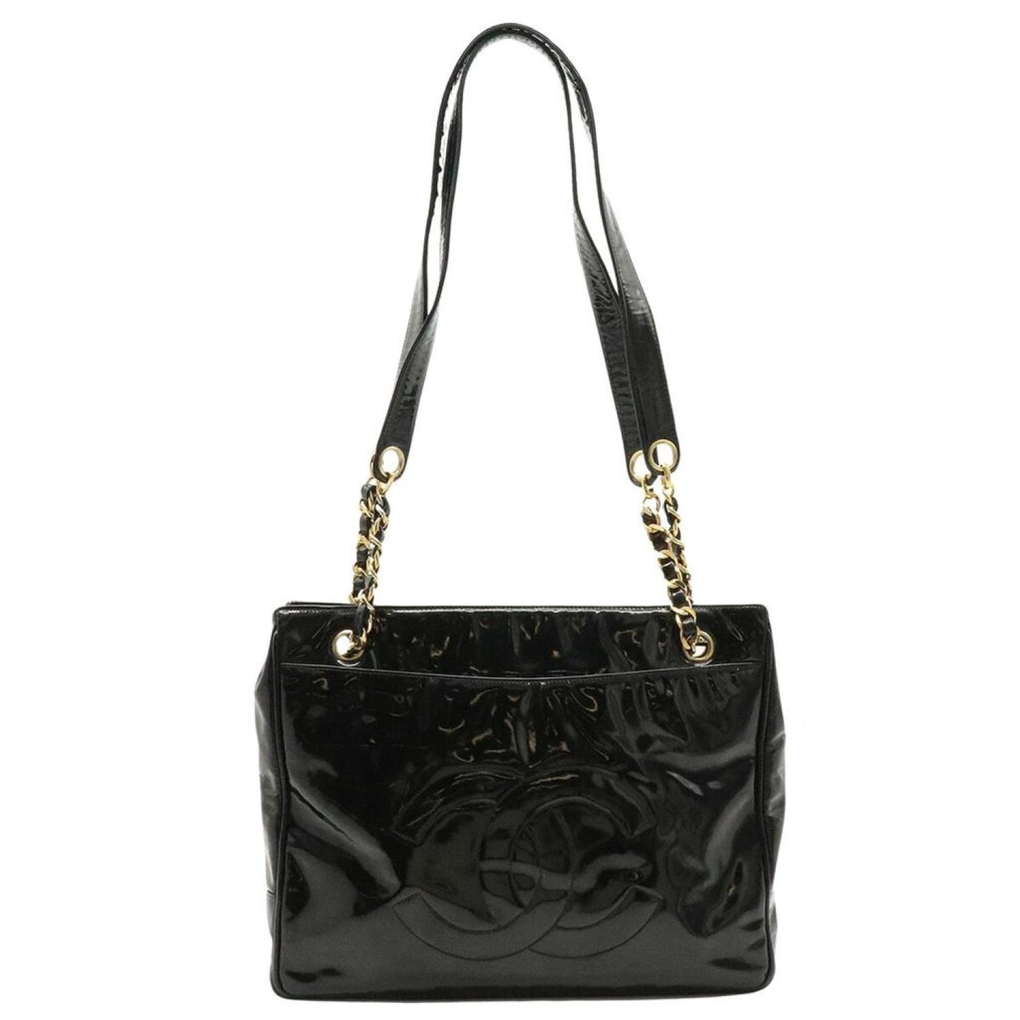 Chanel Pst (Petite Shopping Tote) Leather Tote Bag (Pre-Owned)