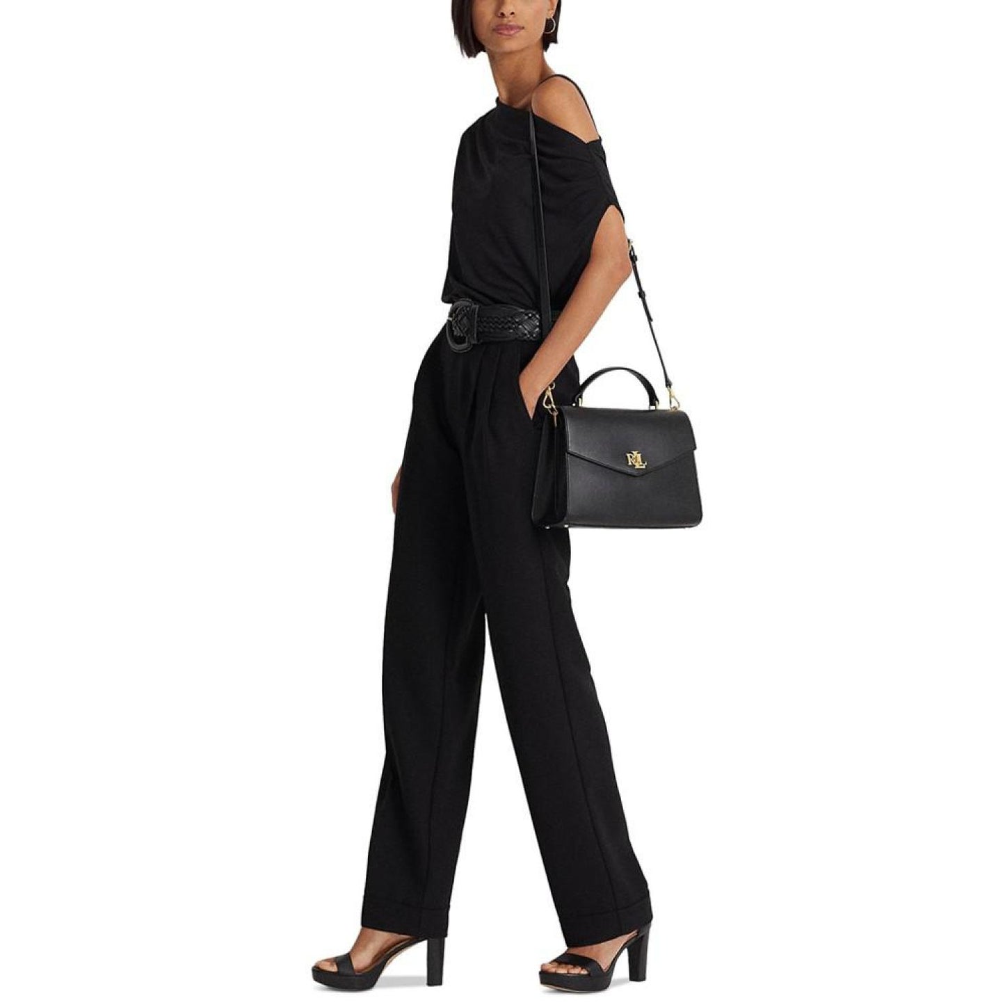 Farrah Small Leather Top-Handle Satchel