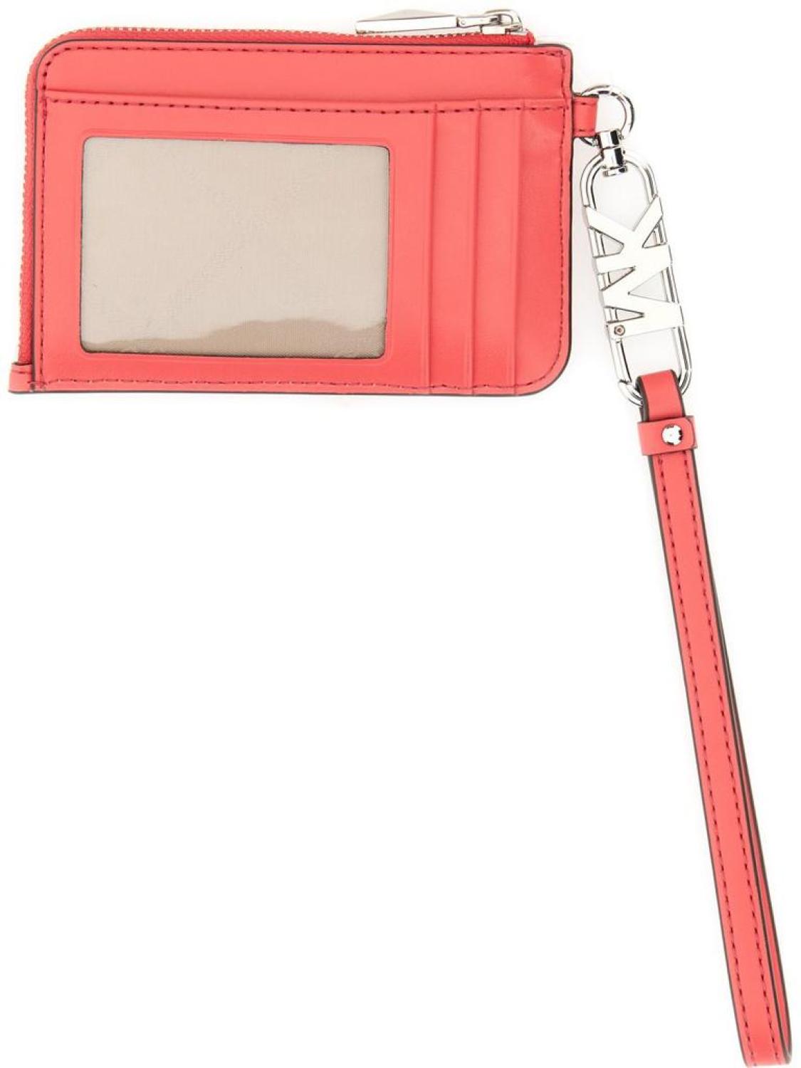 Michael Michael Kors Embossed Zipped Cardholder