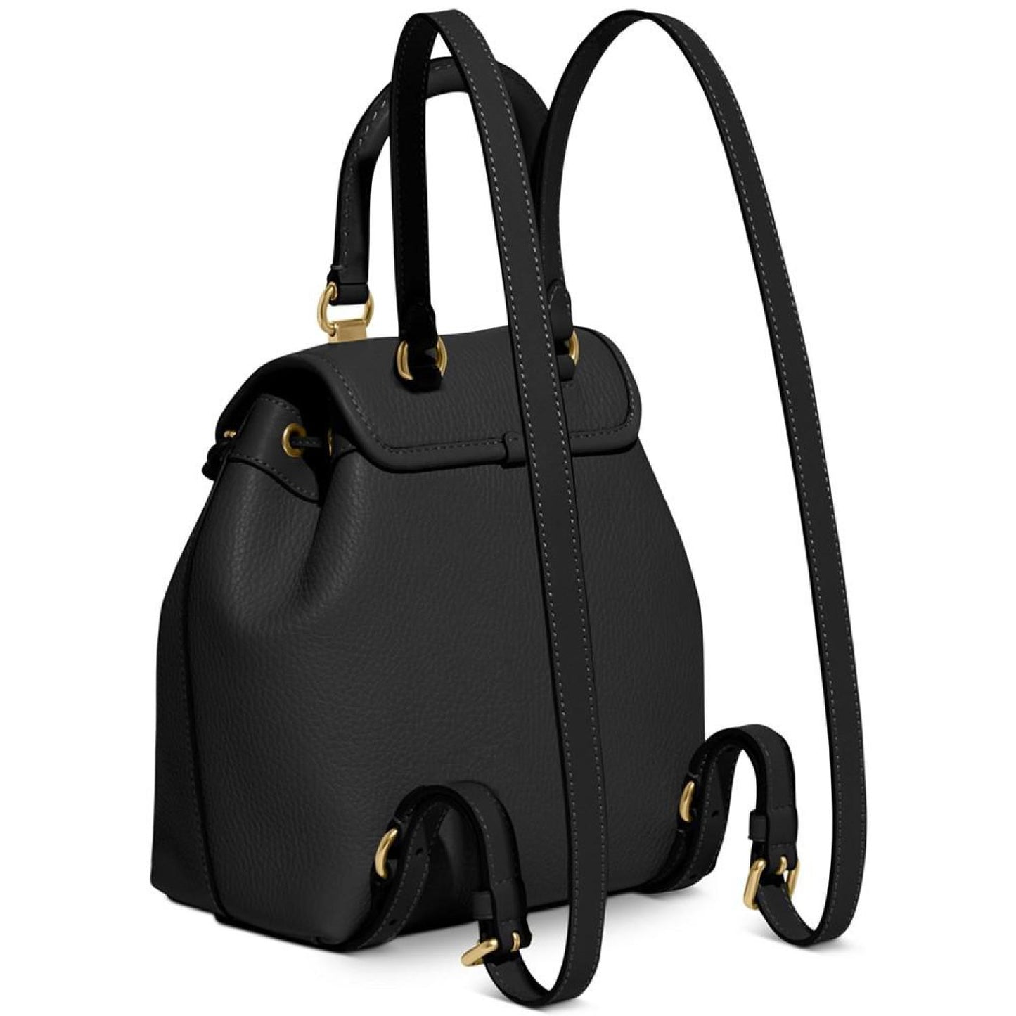 Riya 21 Soft Pebble Leather Top Handle Backpack