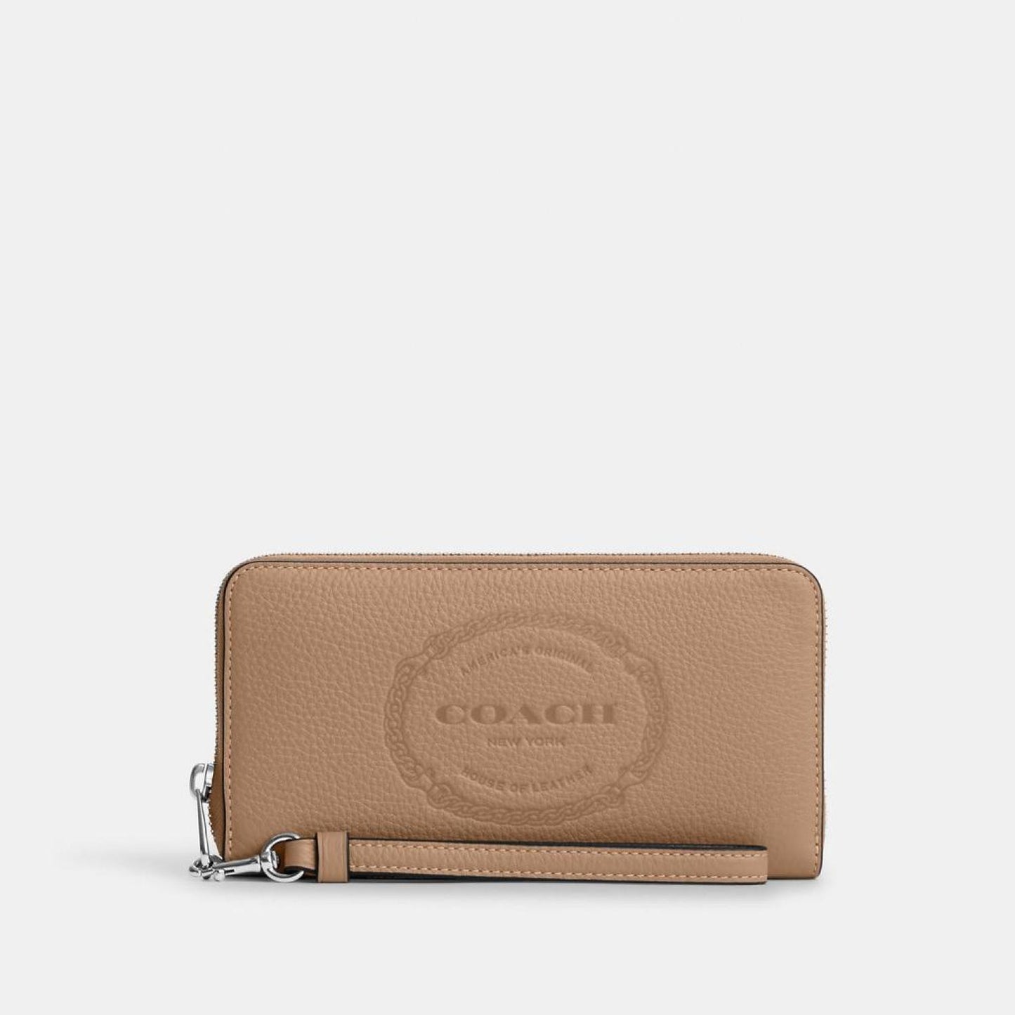 Coach Outlet Long Zip Around Wallet With Coach Heritage