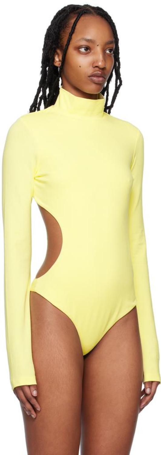 Yellow 'The Cutout' Bodysuit