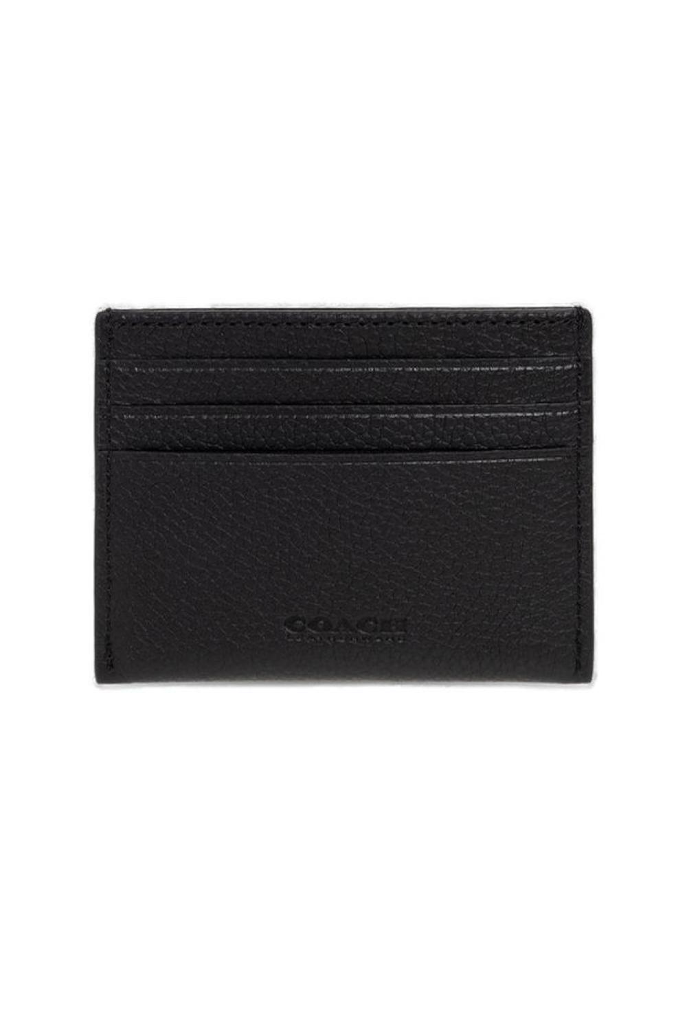 Coach Logo Plaque Card Case
