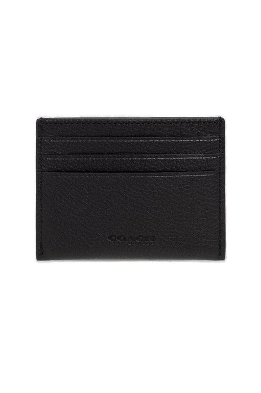 Coach Logo Plaque Card Case