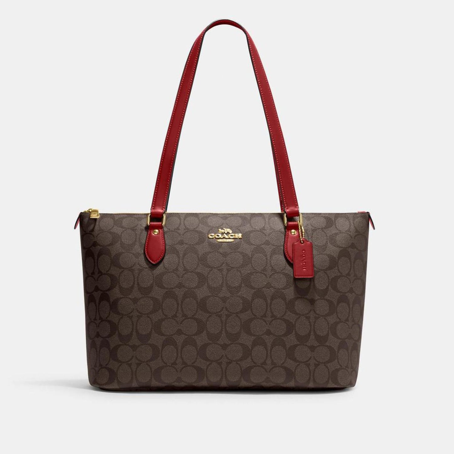 Coach Outlet Gallery Tote In Signature Canvas