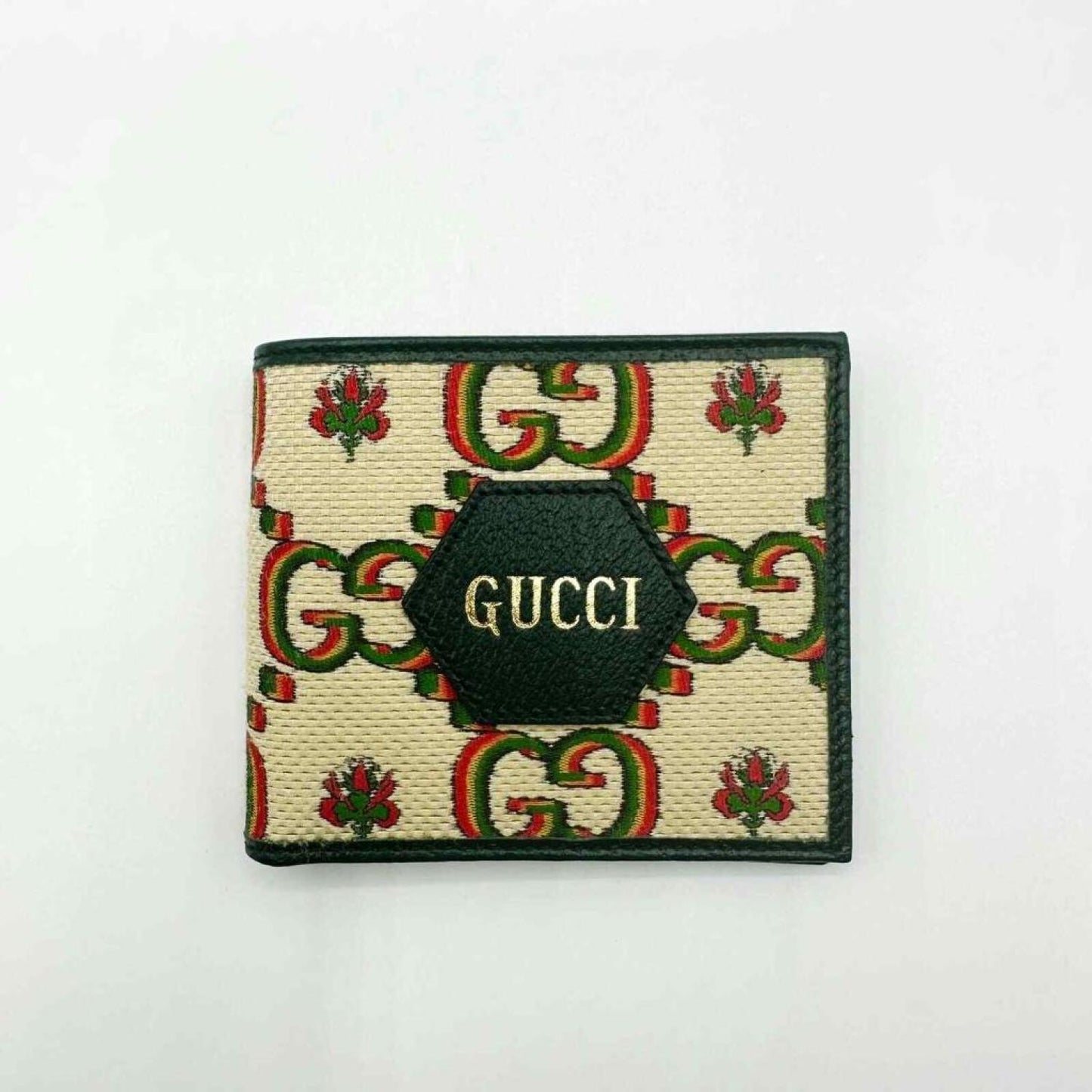 Gucci 100 Centennial Men's Canvas Bifold Wallet