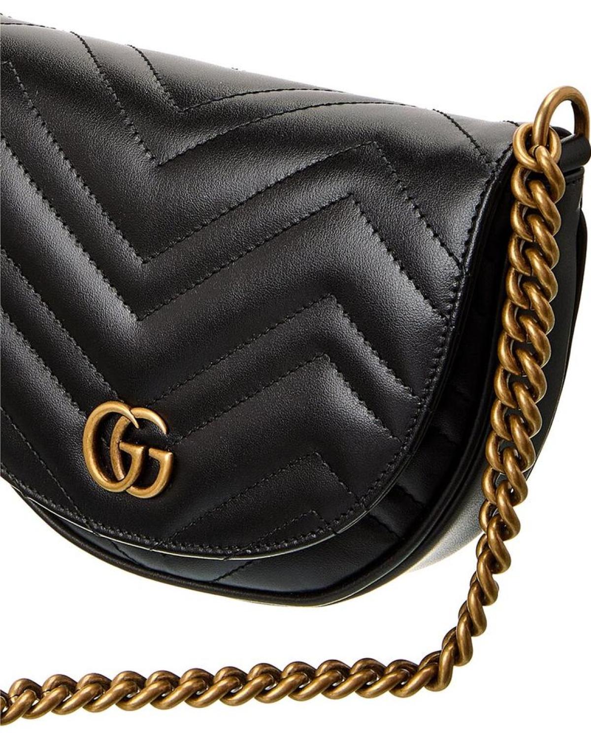 Gucci GG Marmont Matelasse Leather Shoulder Bag