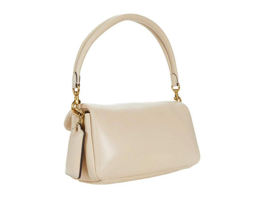 Leather Covered C Closure Pillow Tabby Shoulder Bag 26