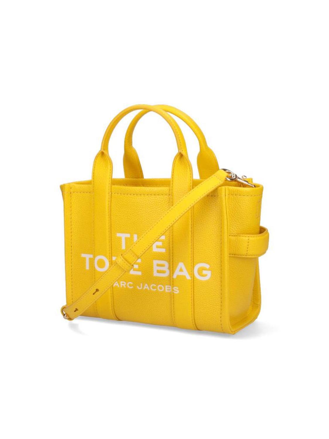 Marc Jacobs Logo Printed Zipped Small Tote Bag