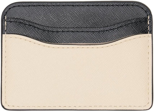 Black & Off-White 'The Snapshot' Card Holder