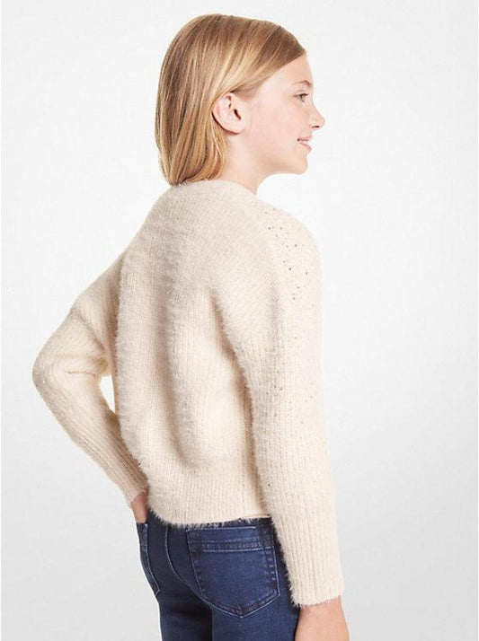 Sequined Knit Cardigan