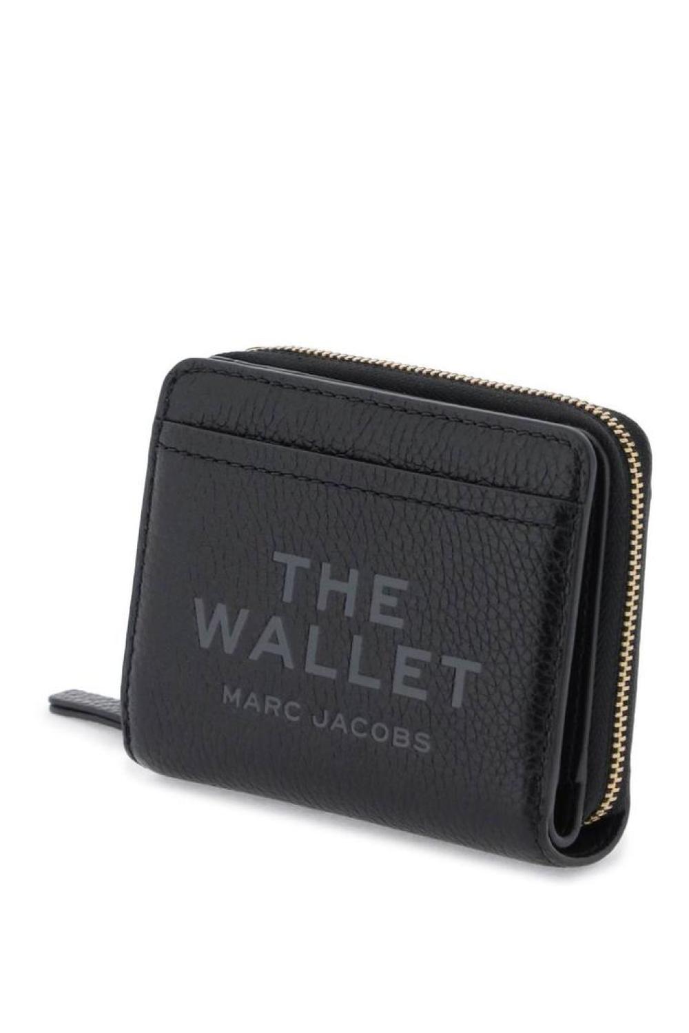 Marc Jacobs Logo Printed Zipped Mini Compact Wallet