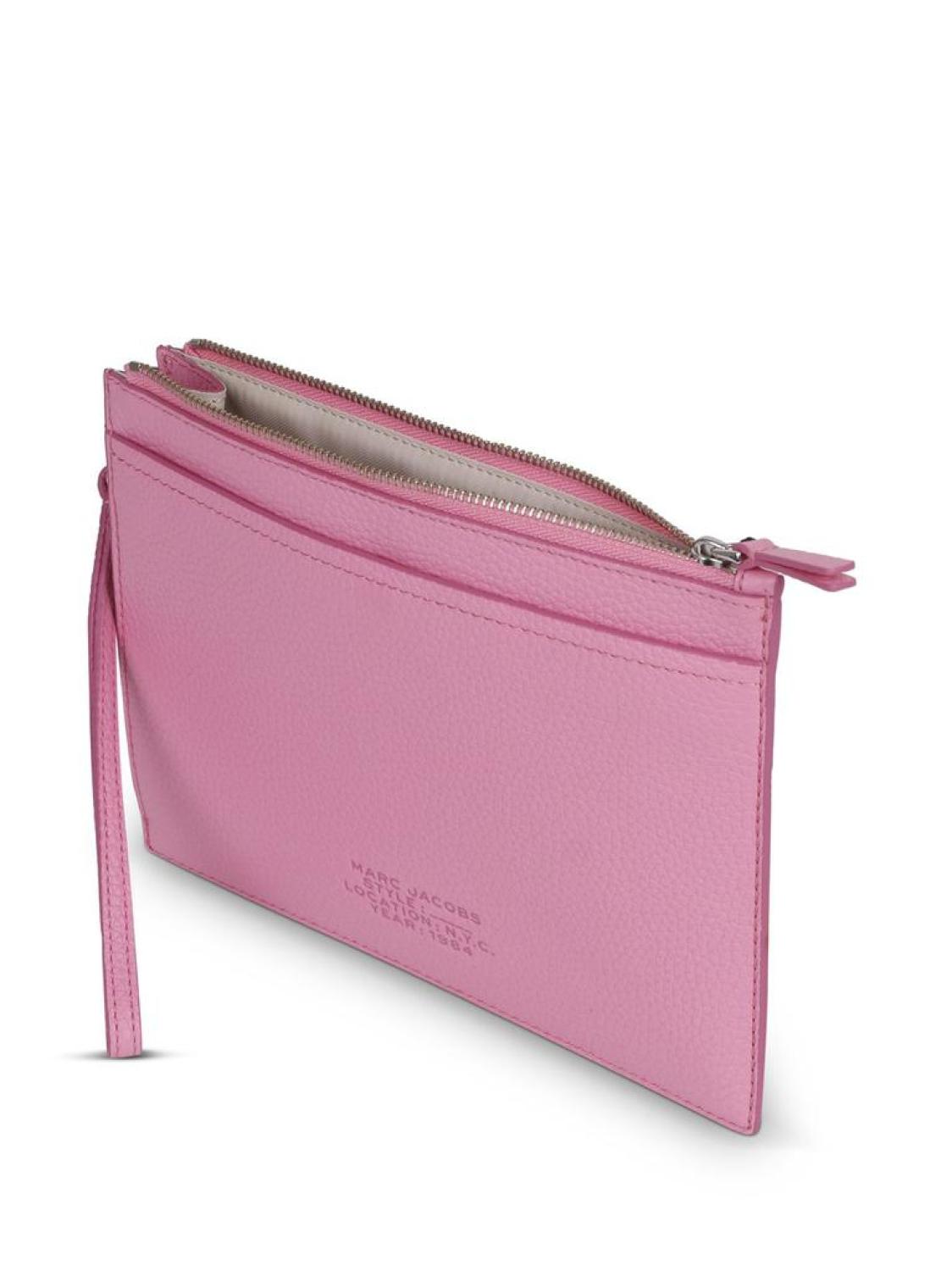 Marc Jacobs Logo Debossed Zip-Up Wallet