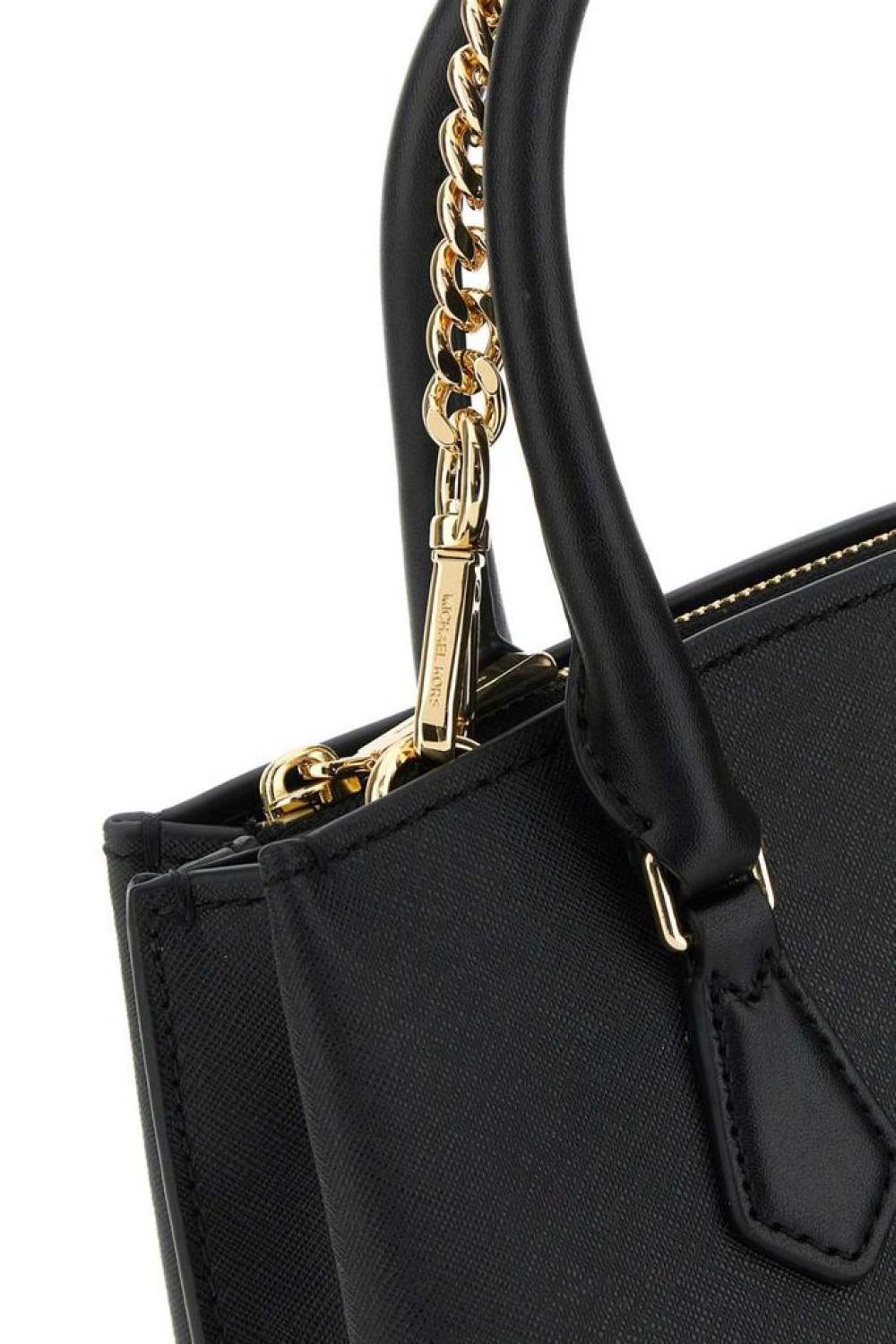 Michael Kors Ruby Padlock Detailed Small Tote Bag