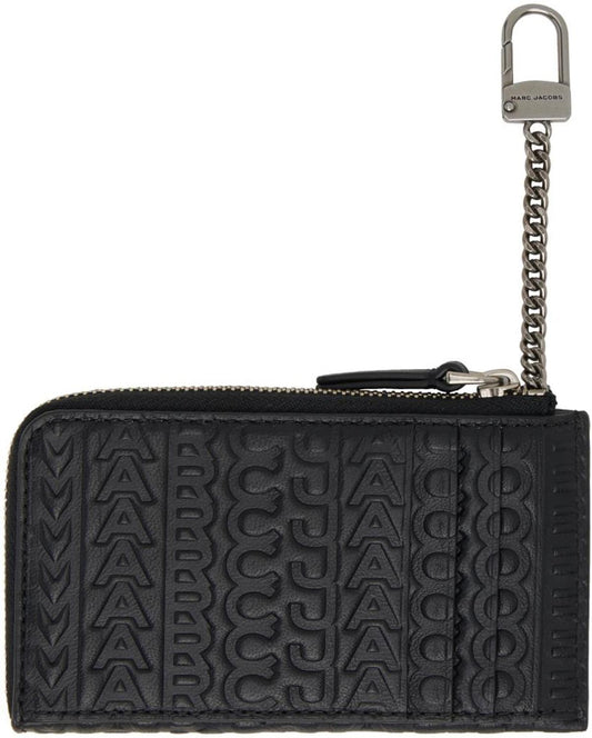 Black 'The J Top Zip Multi' Wallet