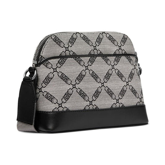Logo Jet Set Charm Large Dome Crossbody with Webbing Strap