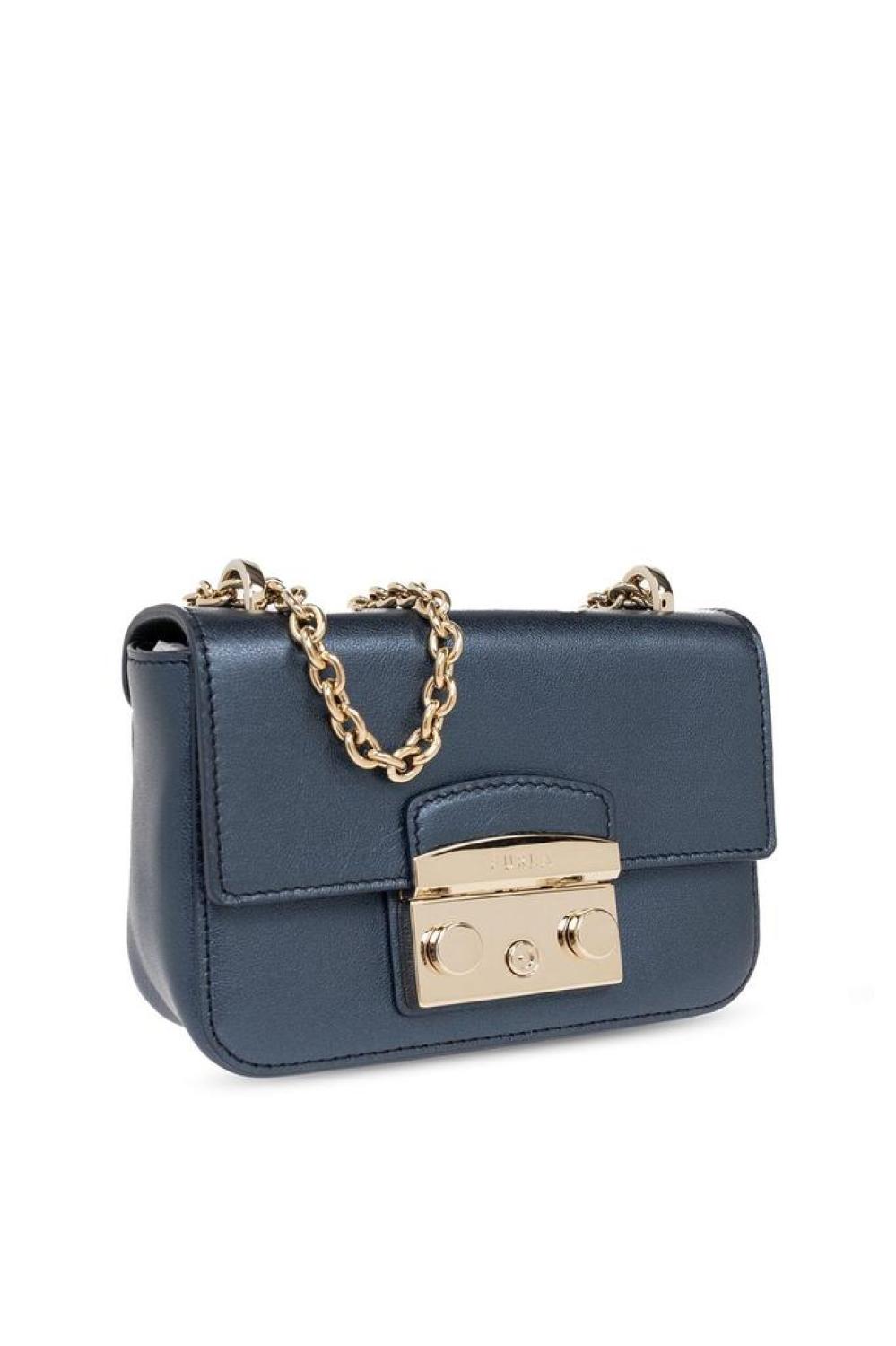 Furla Mini Metropolis Chain-Linked Crossbody Bag