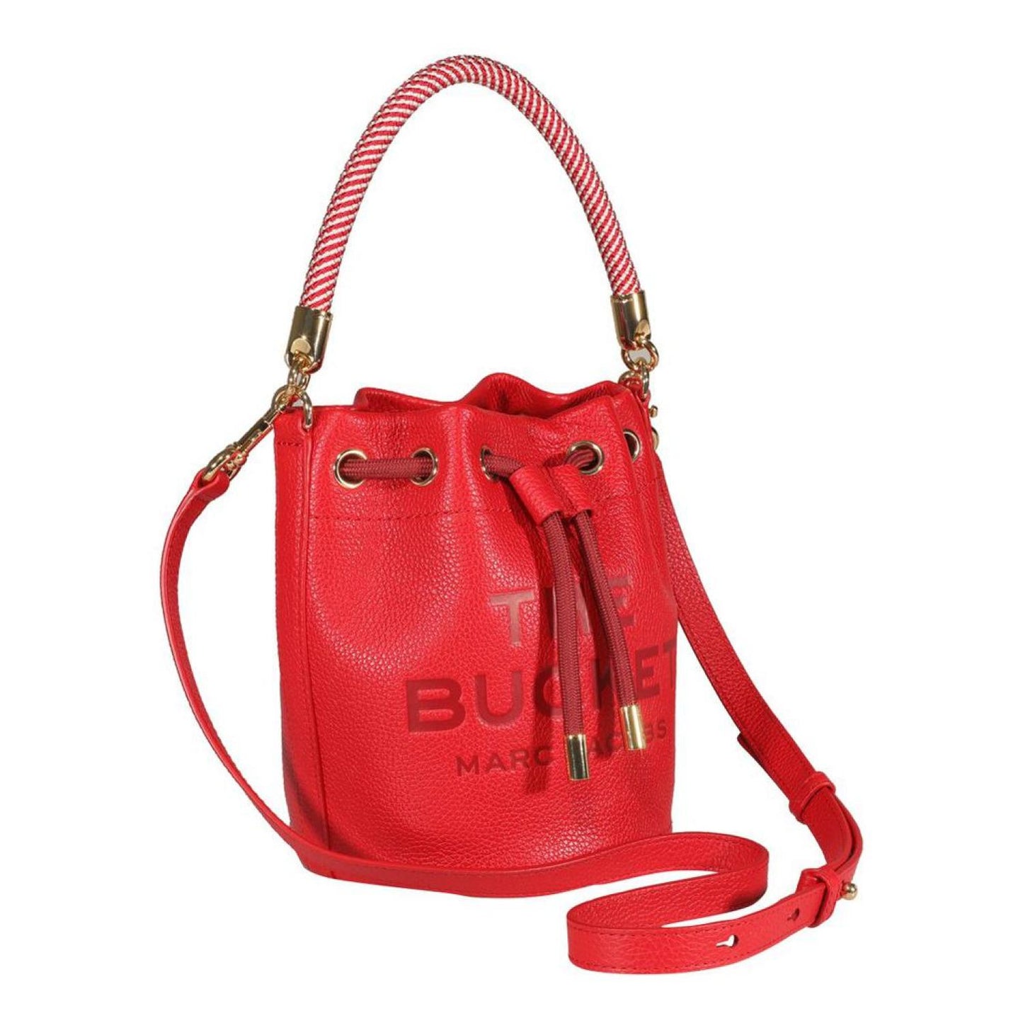 Marc Jacobs Logo Embossed Bucket Bag
