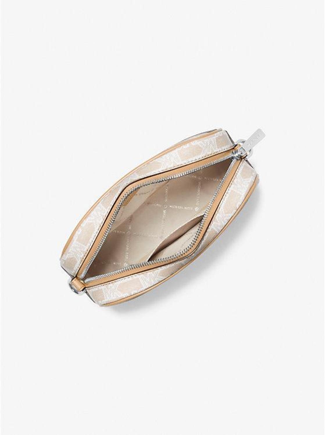 Jet Set Travel Medium Logo Stripe Crossbody Bag