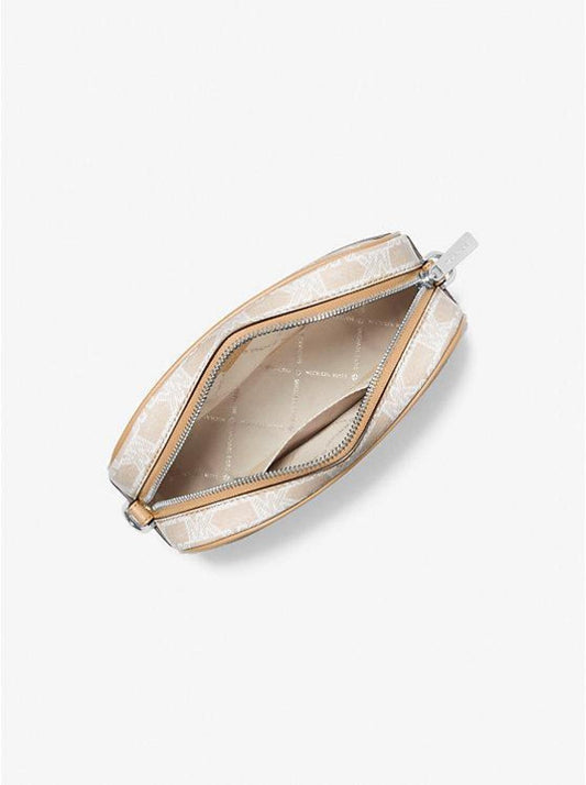 Jet Set Travel Medium Logo Stripe Crossbody Bag