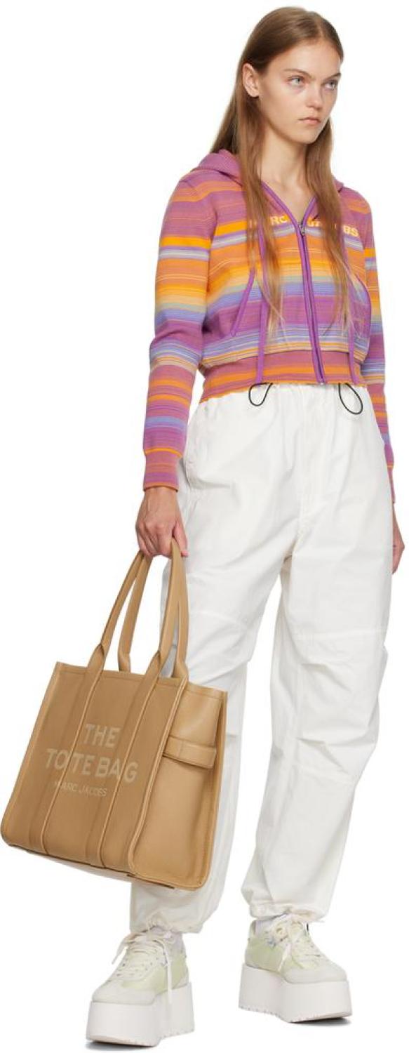 Beige 'The Leather Large' Tote