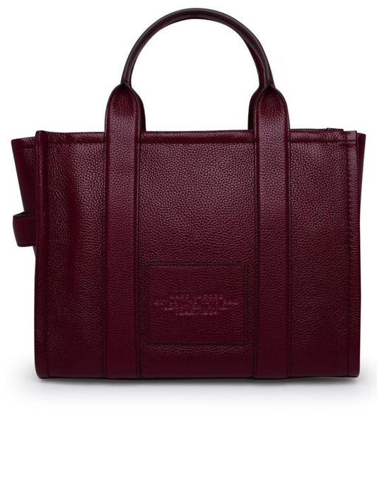 Marc Jacobs The Leather Logo Embossed Tote Bag