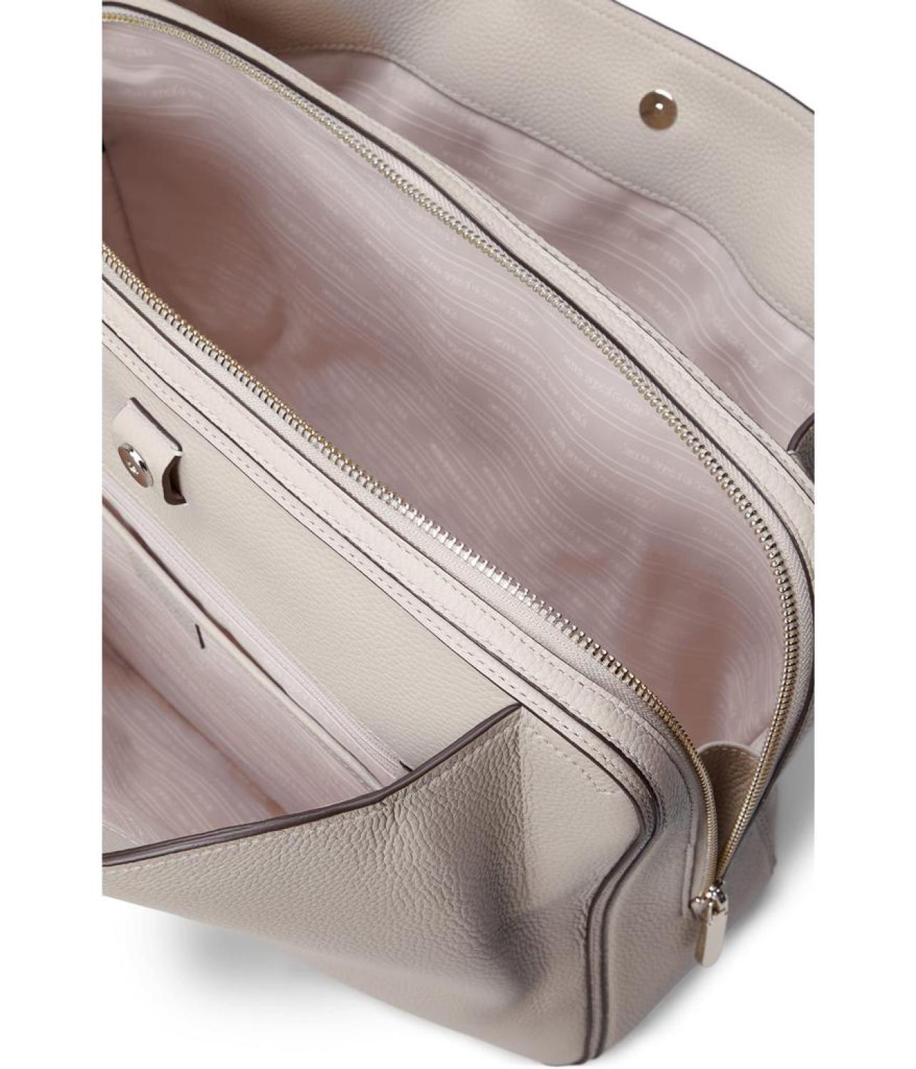 Hudson Pebbled Leather Large Work Tote