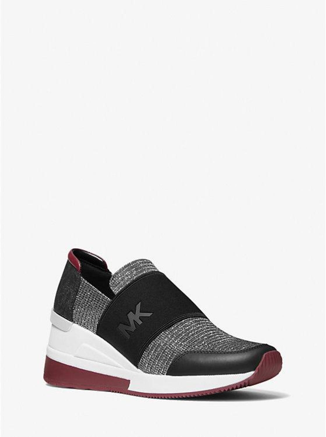 Felix Glitter Chain-Mesh Trainer