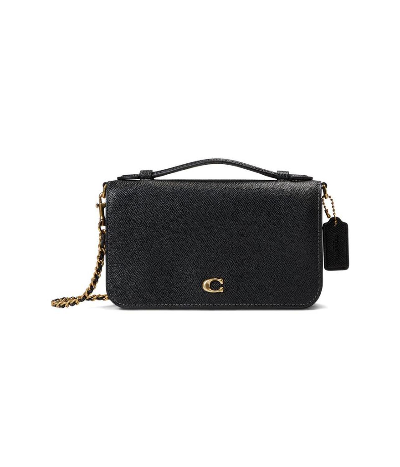 Cross Grain Leather Bea Crossbody