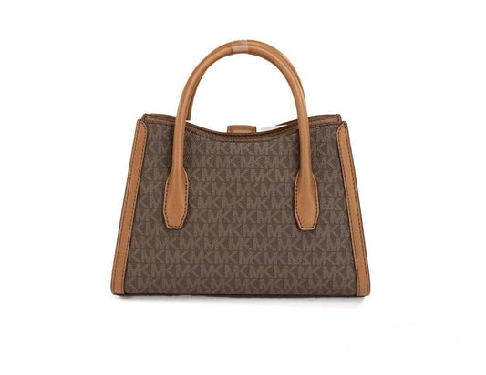 Michael Kors Gabby Small PVC Top Zip Satchel Crossbody Bag Women's Purse