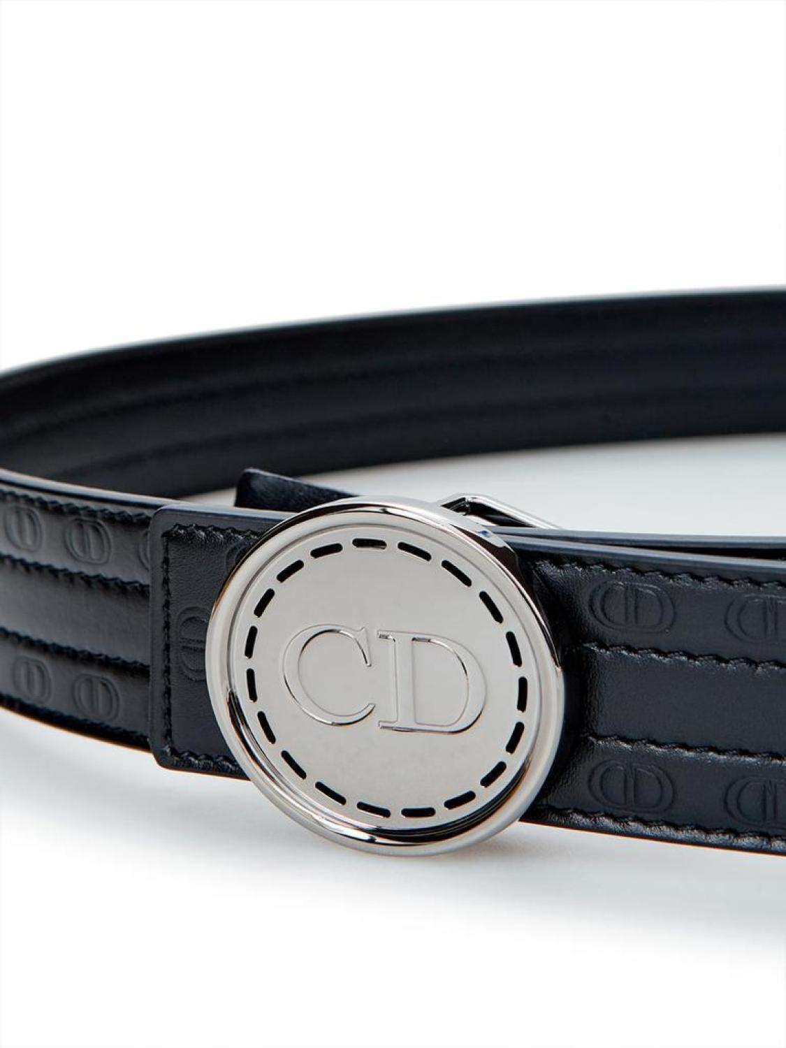 Dior Leather Hoon CD Men's Belt