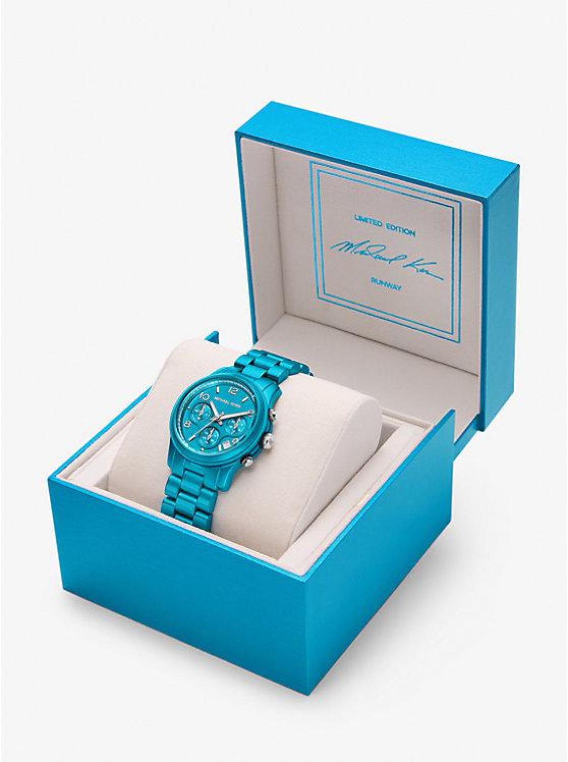 Limited-Edition Runway Blue-Tone Watch