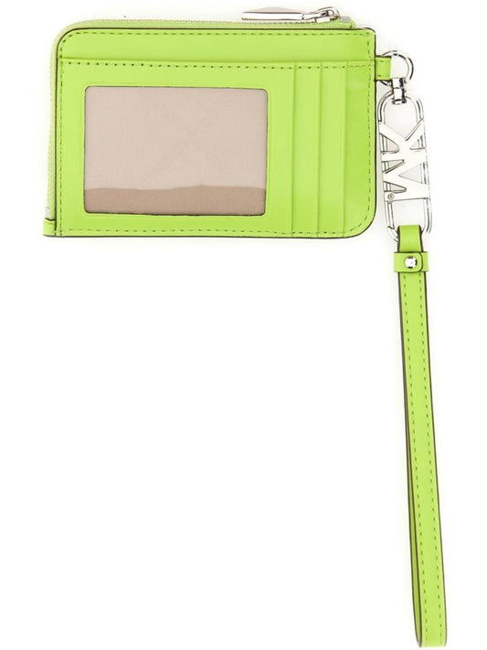 Michael Michael Kors Embossed Zipped Cardholder