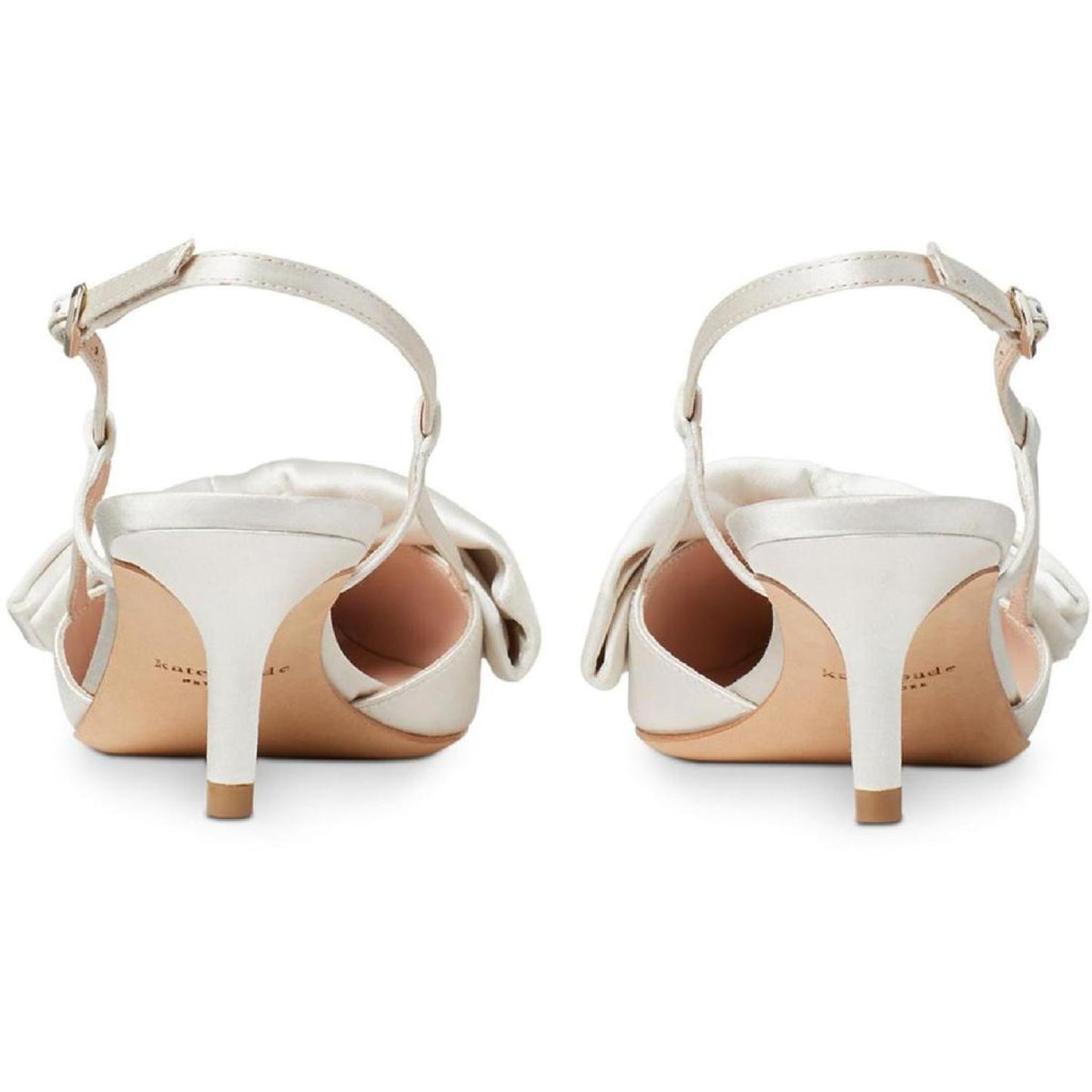 Marseille Womens Leather Pointed Toe Kitten Heels